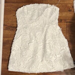 Bardot Ivory Floral Textured Dress